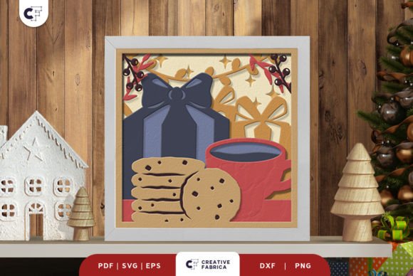 Christmas Biscuit 3D SVG