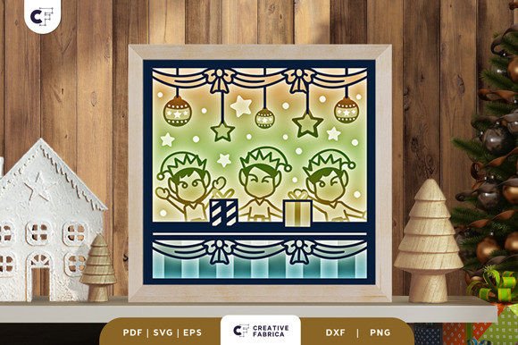 Christmas Gift Factory 3D SVG