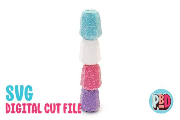 Gumdrop Tower 3D SVG for Christmas Marketing