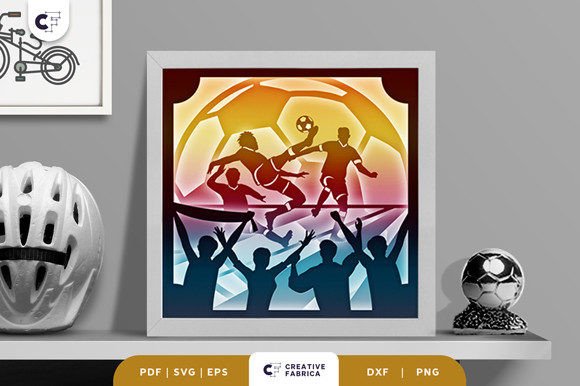 Soccer Tournament 3D SVG for Lifestyle And Hobbies